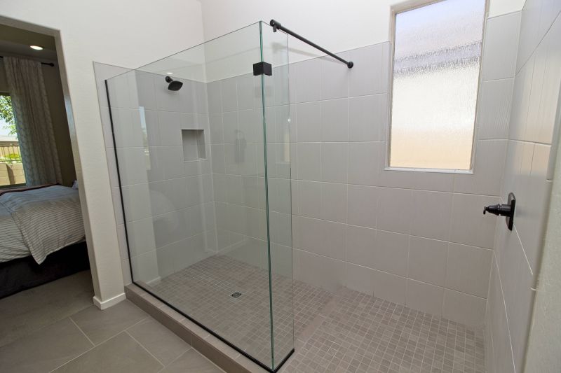 Tile and Glass Shower Features